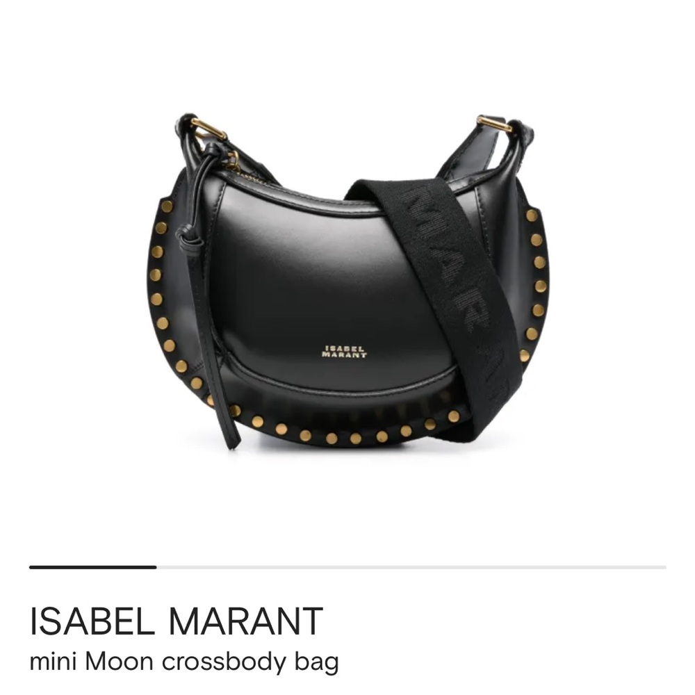 Isabel Marant Mini Moon Bag in black, NWOT